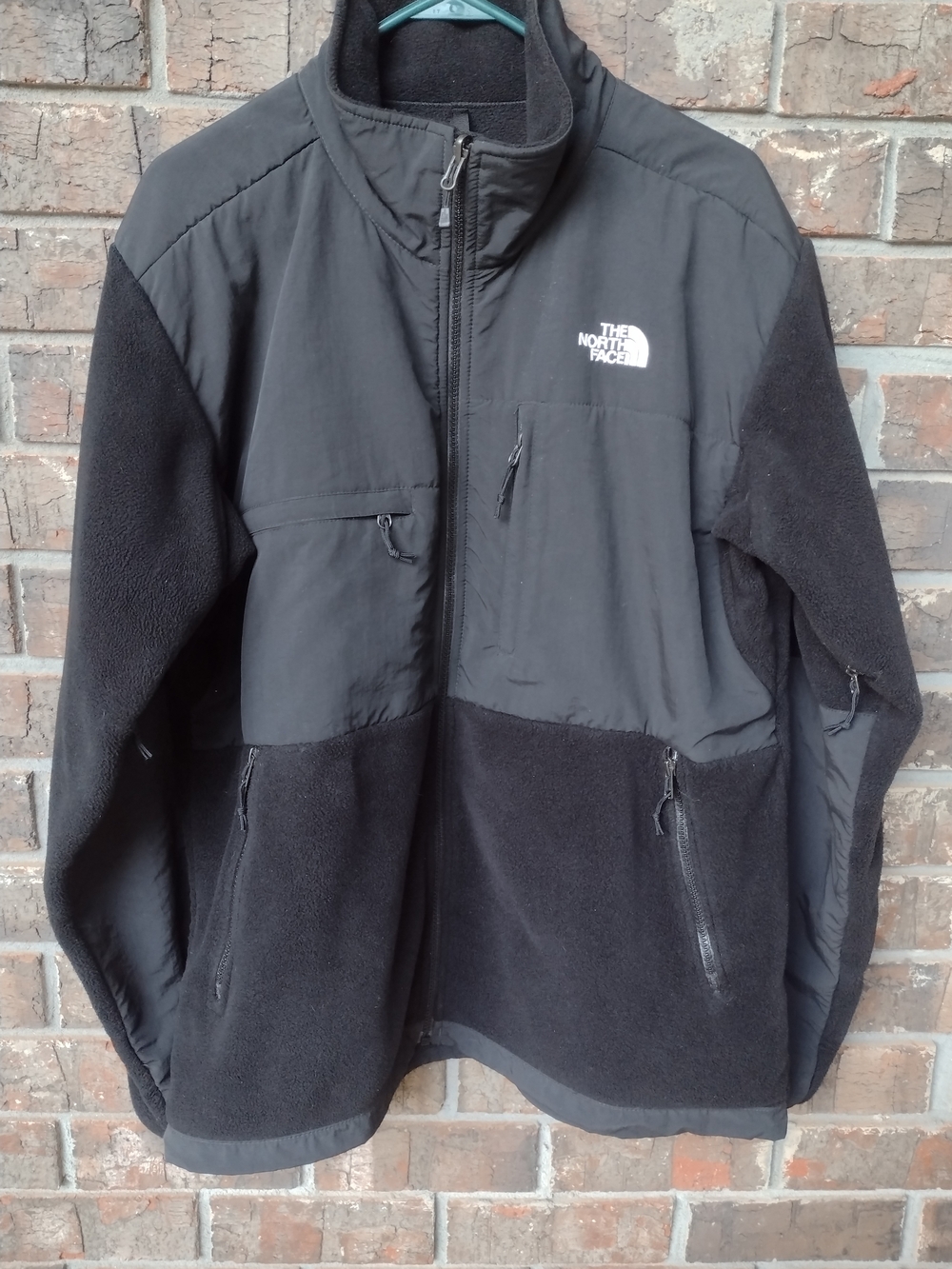 The North Face Denali Polartec Fleece Jacket Men's L Black Full Zip Outdoors